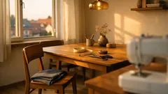 Stuhlkissen nähen: einfache Anleitung für einen waschbaren Bezug