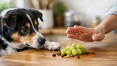 Hund hat Trauben oder Rosinen gefressen: so handelst du jetzt richtig