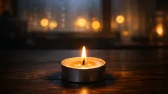 Der Salz-Trick fürs Teelicht: so brennt es länger und ruhiger