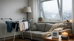 Wäsche trocknen im Winter: so sparst du Heizkosten und vermeidest Schimmel