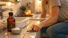 Wasserstoffperoxid und Salz: was die Mischung beim Putzen wirklich bringt