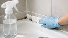 Schimmel in der Dusche entfernen: der Küchenpapier-Trick mit Einwirkzeit, der wirklich wirkt