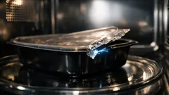 Alufolie in der Mikrowelle: Darf man das wirklich oder gibt’s Funken?