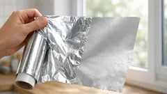 Glänzend oder matt: welche Seite der Alufolie gehört ans Essen
