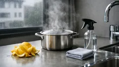 Zitronenschalen auskochen: der einfache Trick für frischen Duft und saubere Küche