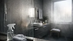 Kalkflecken auf Duschglas entfernen: DIY-Spray, das Schlieren sichtbar reduziert