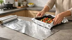 Alufolie: welche Seite gehört ans Essen – glänzend oder matt?